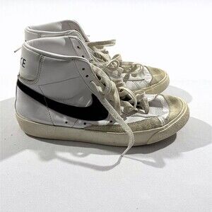 Nike Women's Blazer Mid '77 White Black CZ1055-100 Fashion Sneakers Shoes Sz 8.5